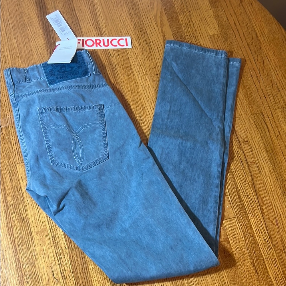 Fiorucci Blue Straight Leg Jeans Classic Denim